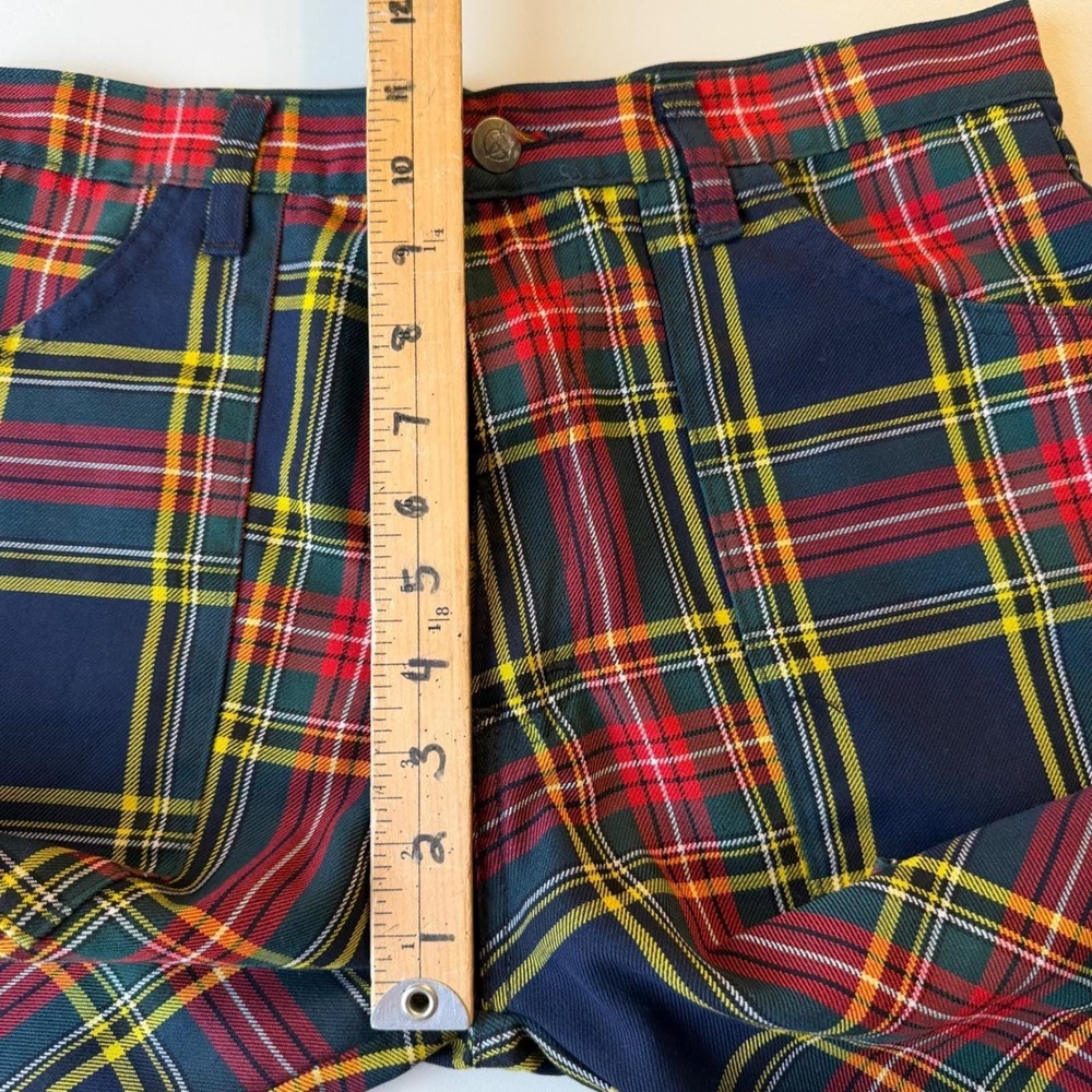 Vintage Tiger of London Plaid Cargo Pants High Waisted Bondage Punk Rock 30 - Picture 9 of 16